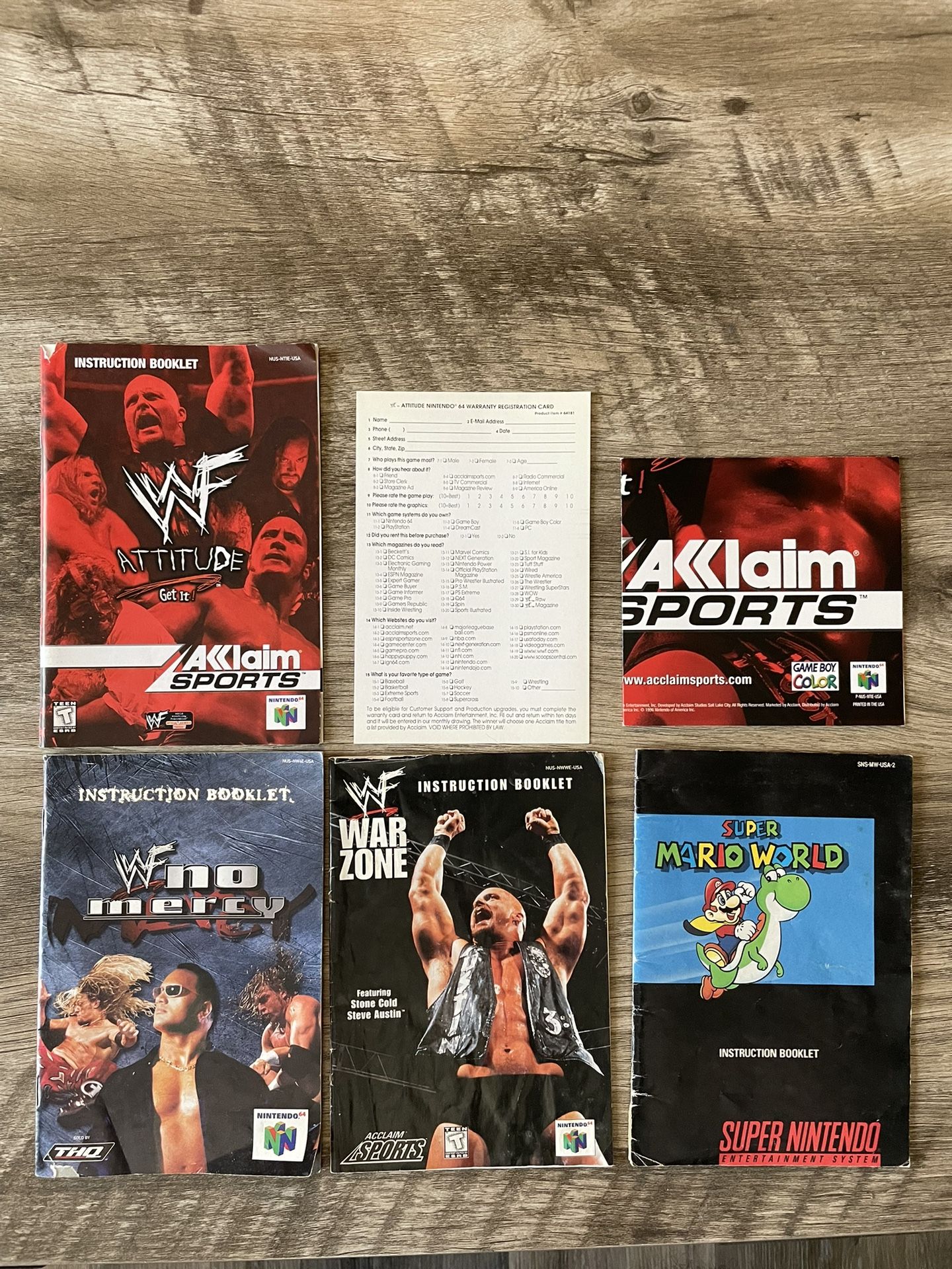 Nintendo 64 Manuals