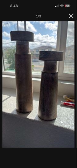 New two candles stand together only