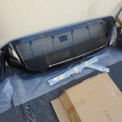 TOYOTA TUNDRA BLACK 4MM HORIZONTAL ALUMINUM BILLET PACKAGED GRILLE FOR 10-12