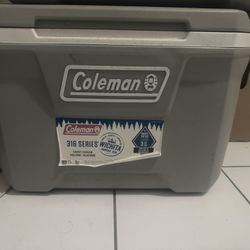 Coleman 316 Series 52-quart Hard Cooler Grey. Hold Up To 80 Can