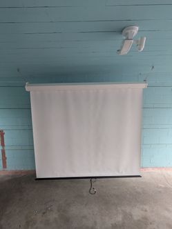 Heavy duty 7" projector screen