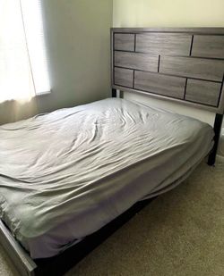 King size mattress and bed frame
