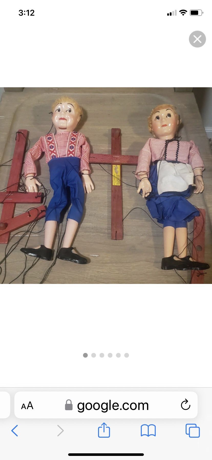 VINTAGE HANSEL & GRETEL MARIONETTES
