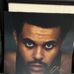 THE WEEKND Hurry Up Tomorrow VINYL LP 1ST PRINT AUTOGRAPH