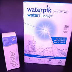 Aquarius Waterpik Water Flosser & Glister Oral Rinse 