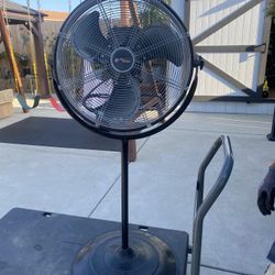 Industrial Standing Metal Fan: UtiliTech Pro