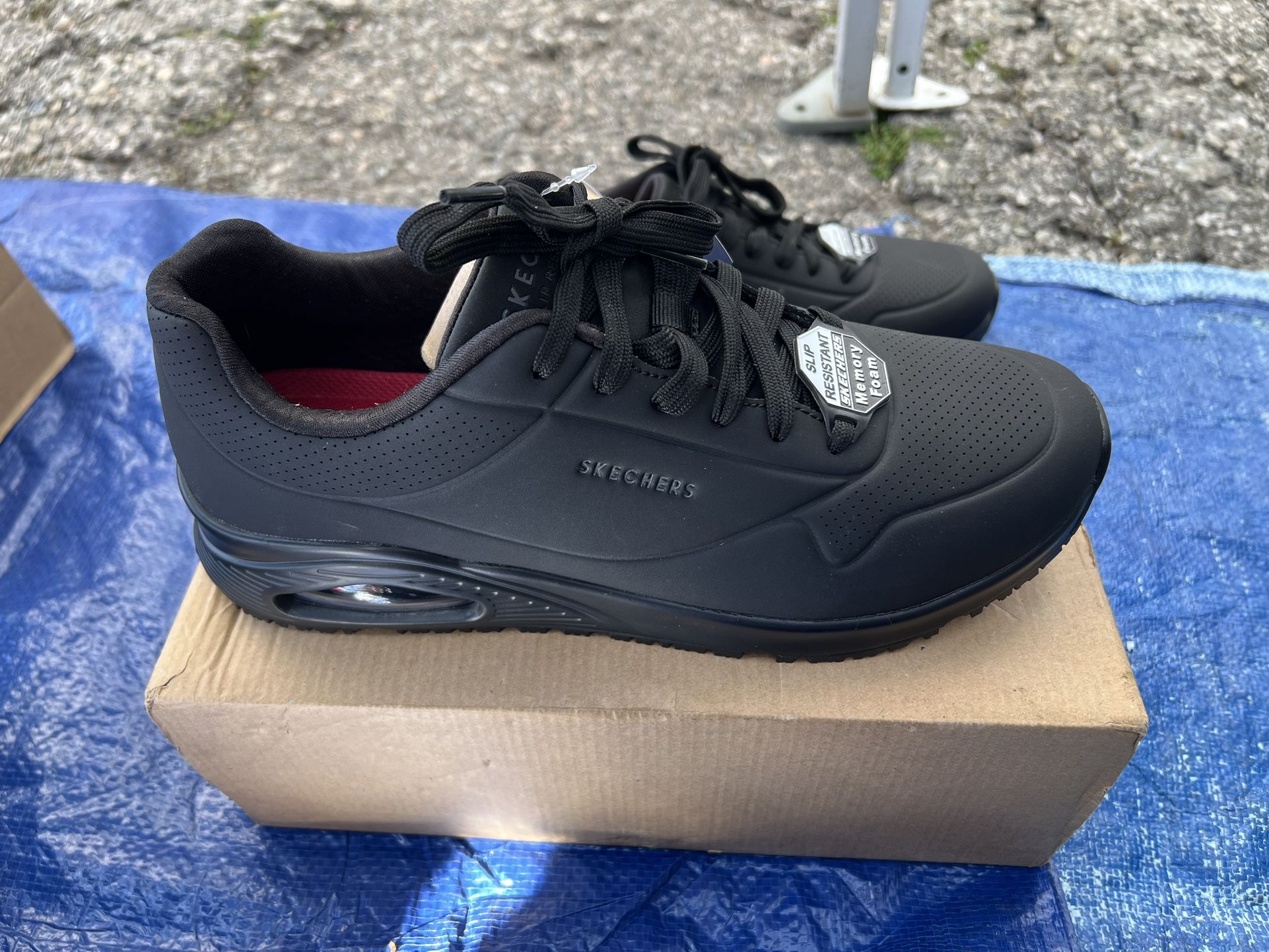 Men’s Sketchers, Slip Resistant Memory Foam