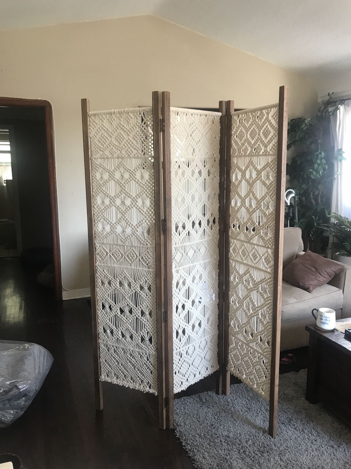 Cost plus world market macramé room divider