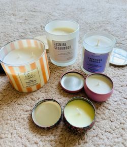 Assorted Scented Candle Lot – Set of 5 new Candles