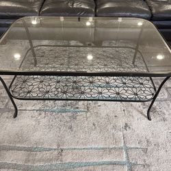 Glass Top Coffee Table