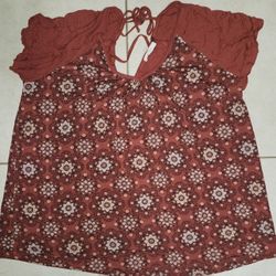 Lot of Three Women's Sz L/12 Anthropologie Tops, EUC & Immaculately Cared For