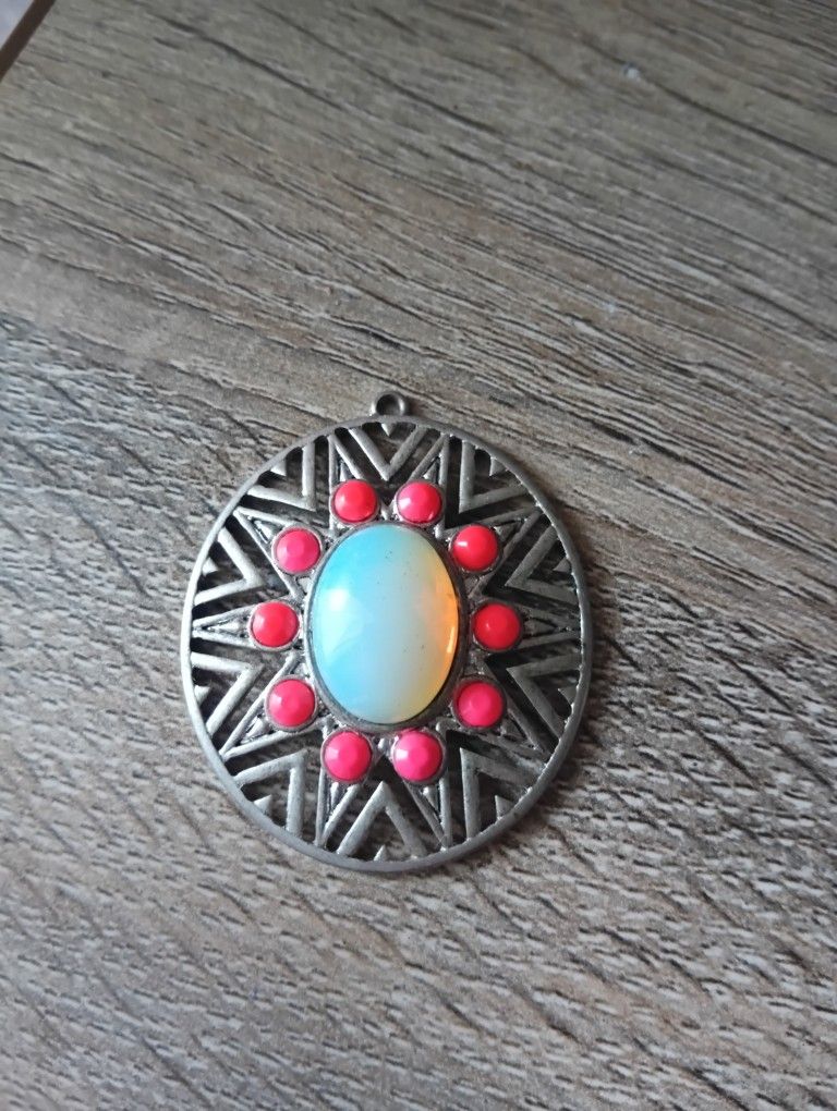 Stone Silver Pendent
