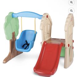 Little Tikes Hide and Seek Climber and Swing Playset for Ages 3+ with Toddler Swing