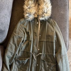 H&M women’s parka winter coat 