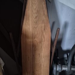 antique wood ironing board
