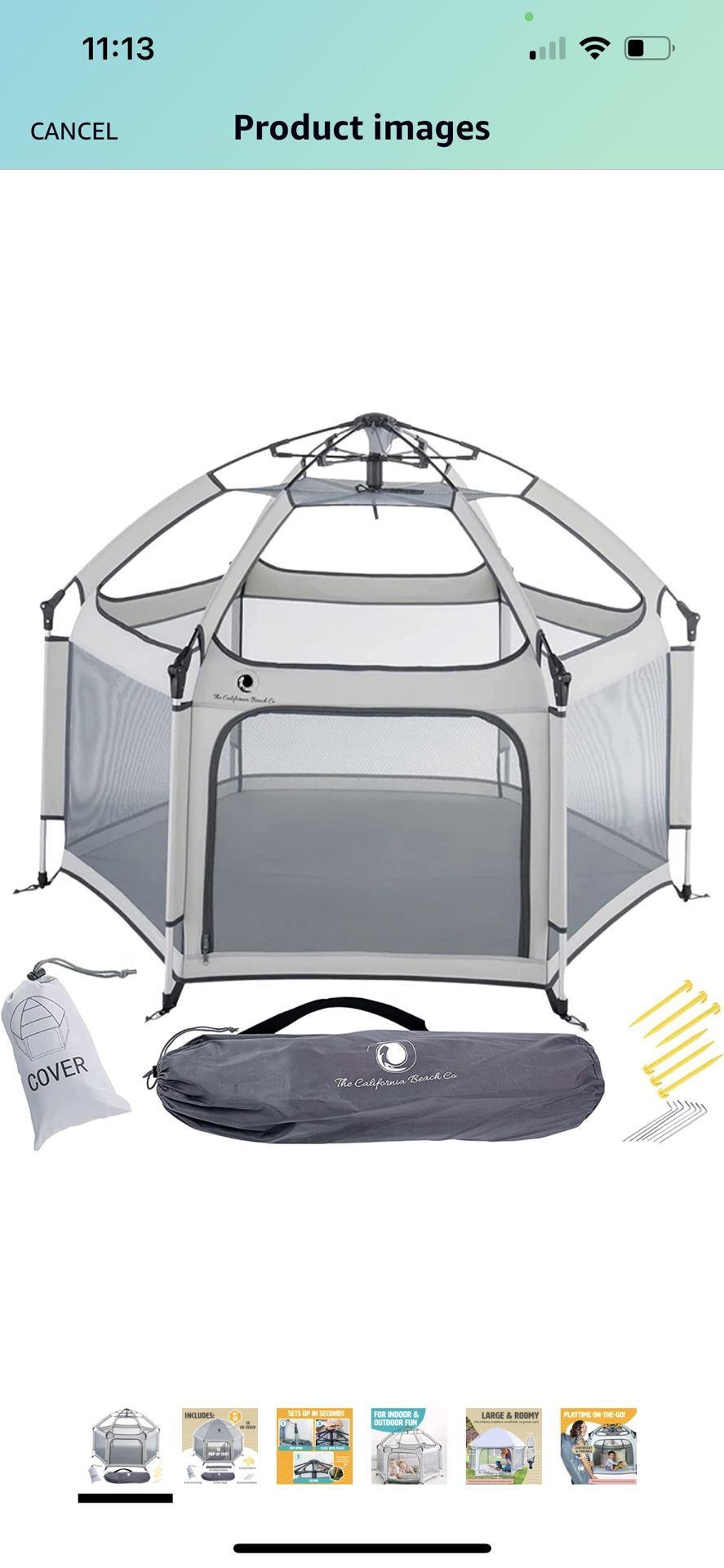 POP 'N GO Premium Indoor and Outdoor Baby Playpen Portable