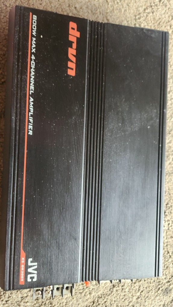 JVC DRVN 800W AMP 60W 4 CH