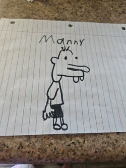 Im selling a wimpy kid drawing