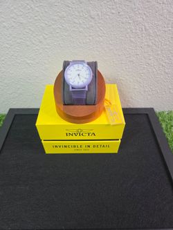 Invicta Angel 50748 Unisex 40mm Purple Transparent Quartz Watch NEW