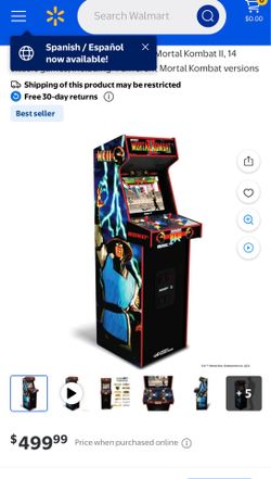Mortal combat 2 arcade one up game console