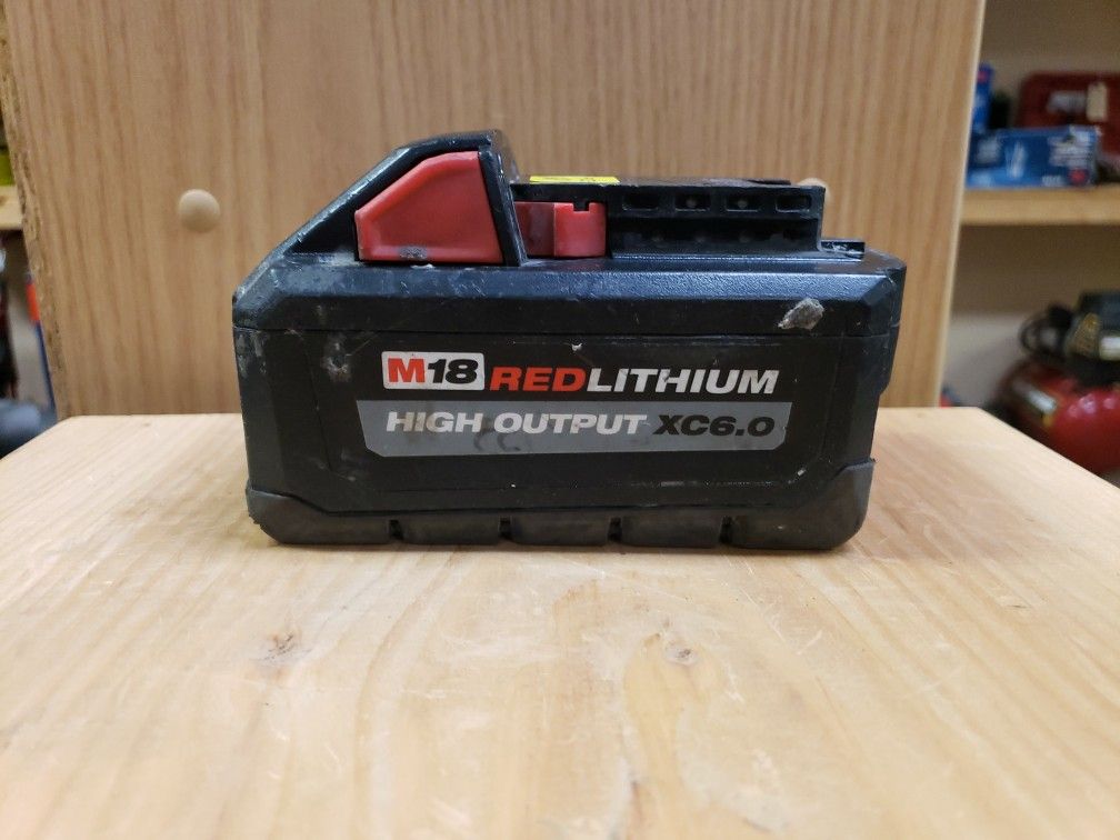 Milwaukee M18 Red Lithium 6ah Battery 48-11-1865