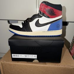 Brand New Nike Air Jordan 1 Union Fragment Red Blue Size 12