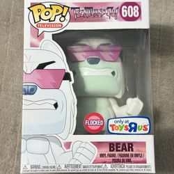 Funko Pop! 608 Teen Titans Go! Bear Flocked Toys-R-Us Exclusive