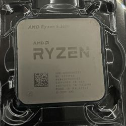Ryzen 5 3600 with original cooler.