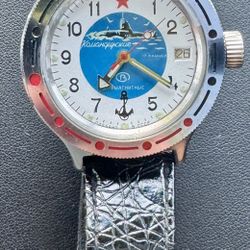 Vintage watch Komandirskie (Vostok) from USSR Soviet Union Soviet military watch