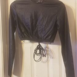 New Bershka Black Top Size Medium New