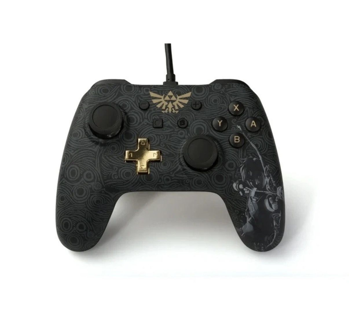 PowerA Wired Controller for Nintendo Switch – Black Zelda Edition (1503256)