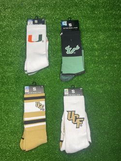 College Miami,USF,USC Socks