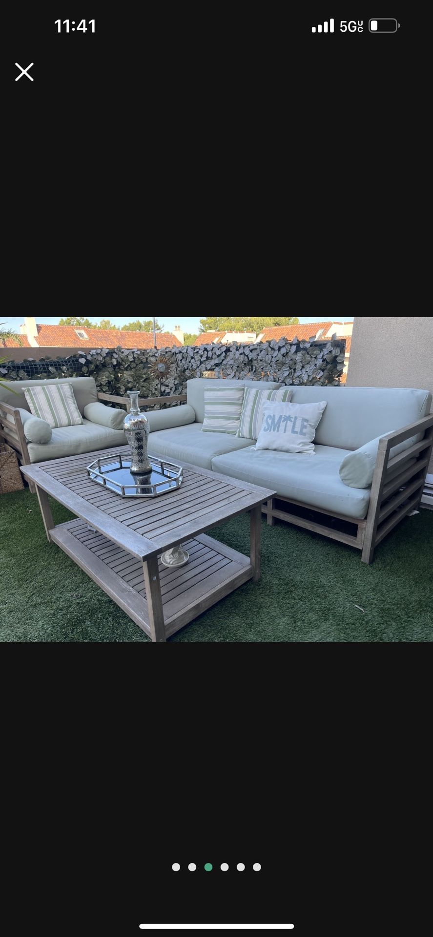 Wood Patio Set for Sale in Corona, CA OfferUp