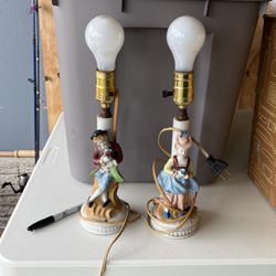 Vintage Occupied Japan Lamps