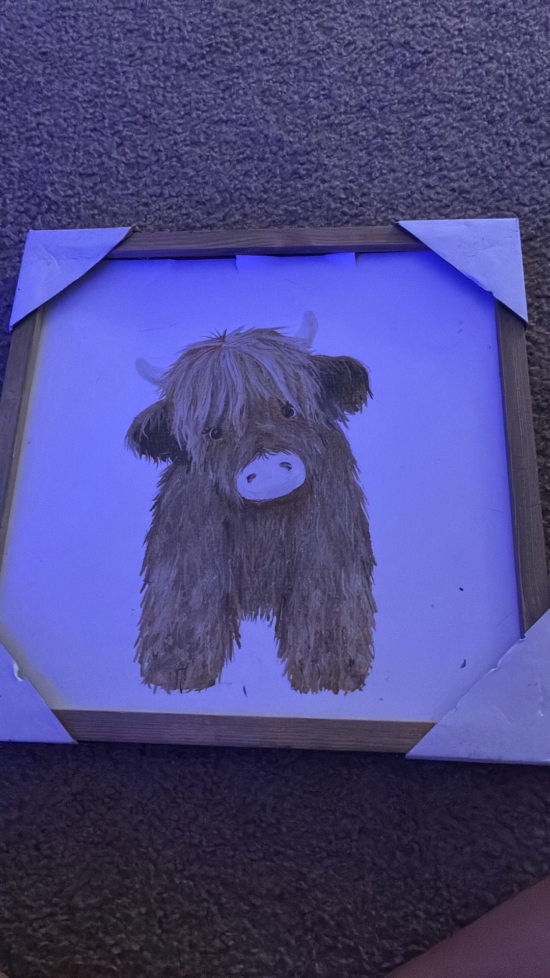 Cute cow painting