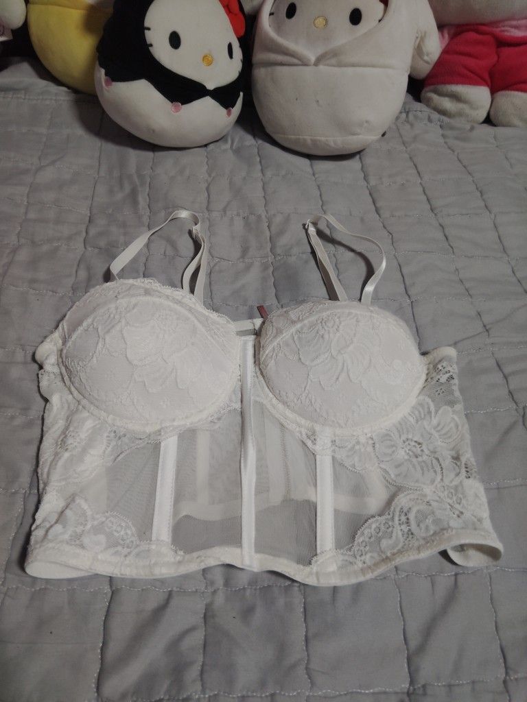 white corset top