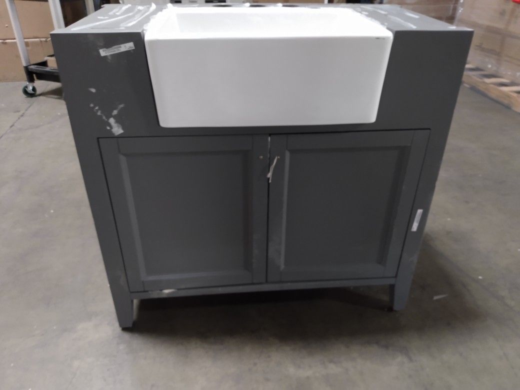 36" Sapphire Gray Bath Vanity OU182 for Sale in Rancho Cucamonga, CA