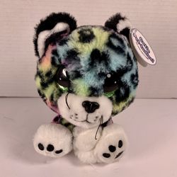 Cutie Pet-tudies LaLa Leopard Plush Cat Rainbow