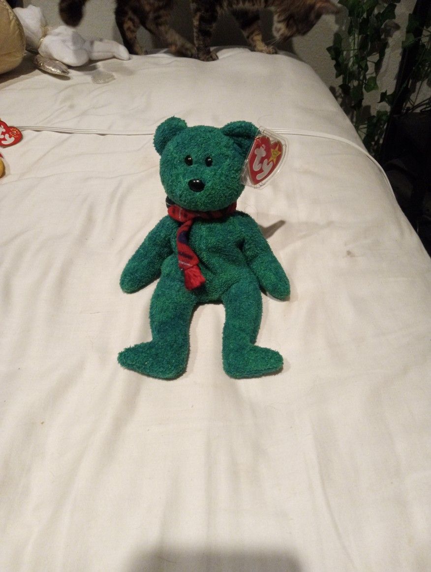 Rare Retired 1999 Multiple Error "Wallace" Beanie Baby Original 