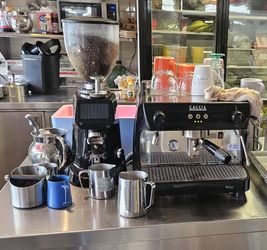 Commercial Espresso Machine And Grinder