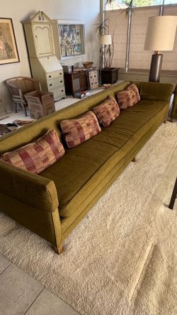 Mid-Century modern sofa and chair. Pending