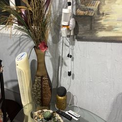 Metal Base With Flowers