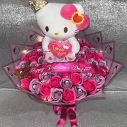 Hello Kitty Happy Valentine’s day Bouquet