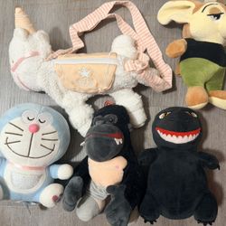 Five Plush Toys