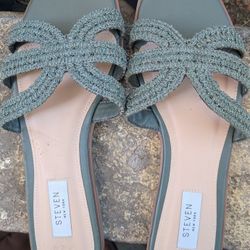 Steve Madden Adored Rhinestone Knot Front Sandle