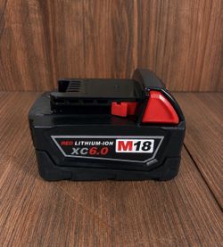 Milwaukee Red Lithium High Output XC6.0 AH Battery