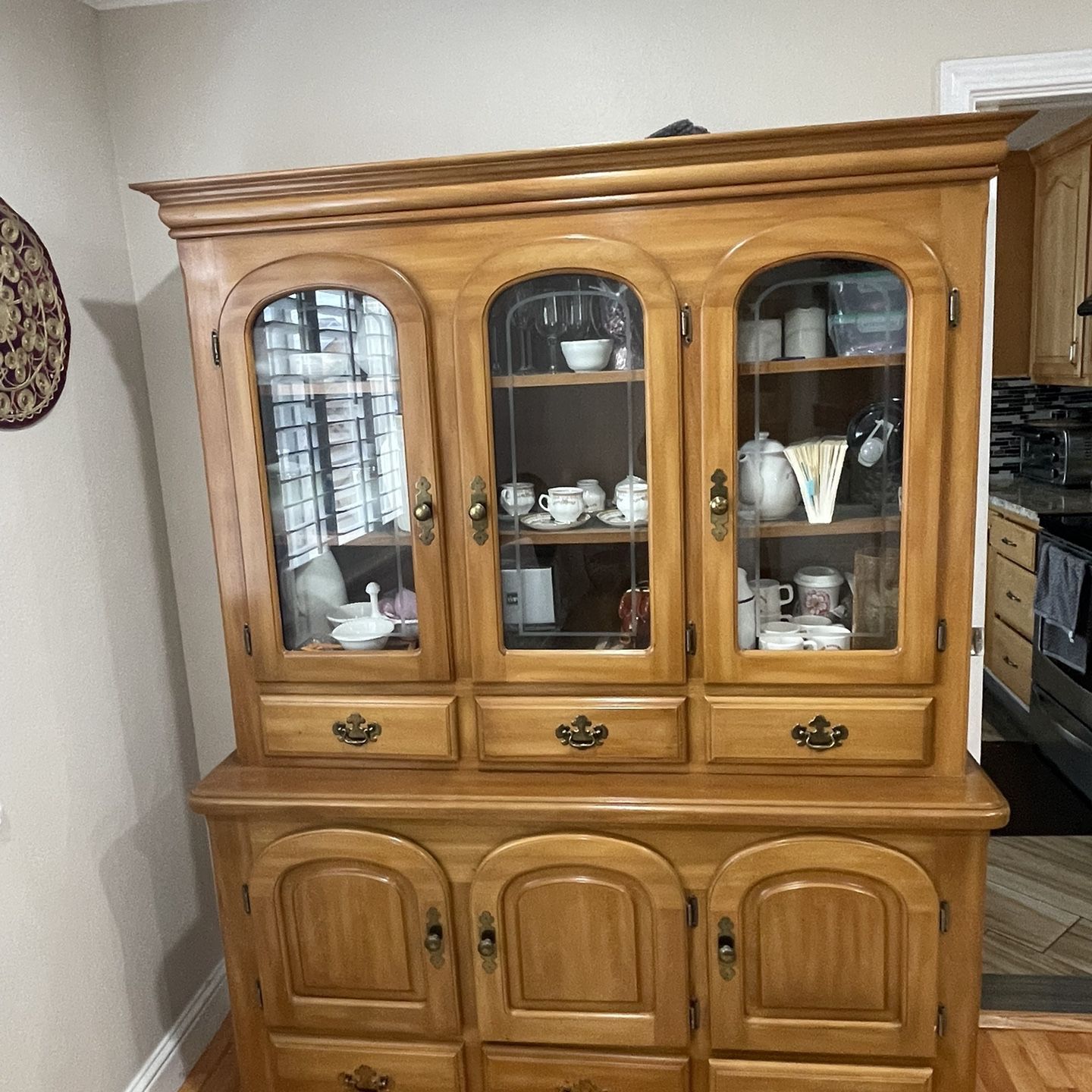 Moving Out Sale - China cabinet Two Pieces