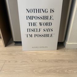 Audrey Hepburn Displate Metal Art