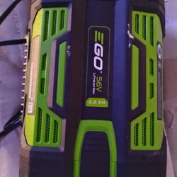 56 Volt EGO Lithium Ion Battery & Charger