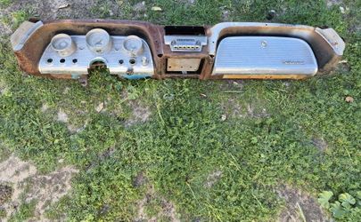 1960 Ford Thunderbird Dashboard With Cluster, Glove Box And Radio 1959 Tbird 1958 Hotrod Custom Truck Car Part Parts